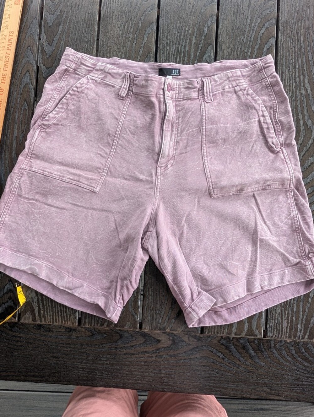 Kut From The Kloth Women's Dusty Purple Bermuda Shorts Size 20W